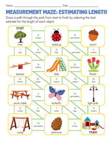 Measurement Maze: Estimating Length