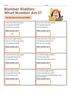 Number Riddles: What Number Am I?