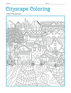 Cityscape Coloring