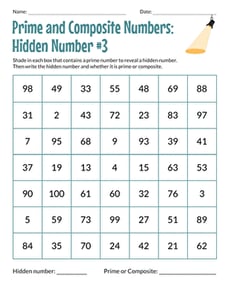 Prime and Composite Numbers: Hidden Number #3
