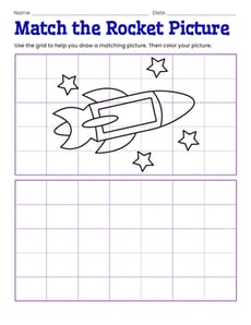 Match the Rocket Picture