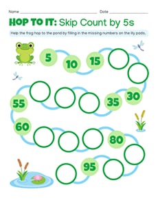 Hop to It: Skip Count by 5s