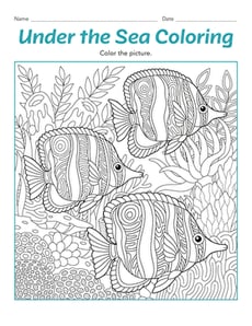 Under the Sea Coloring