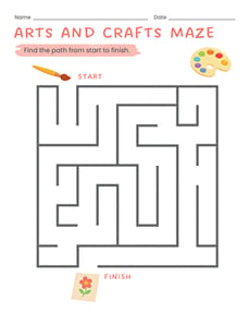 Arts and Crafts Maze