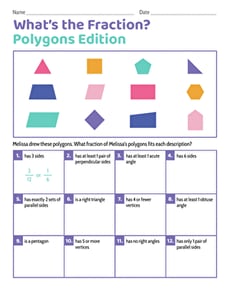 What's the Fraction? Polygons Edition