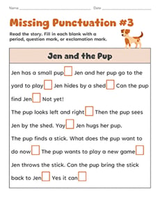 Missing Punctuation #3