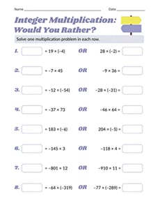 Integer Multiplication: Would You Rather?
