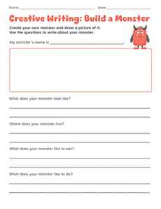 Creative Writing: Build a Monster