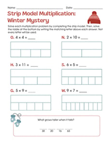 Strip Model Multiplication: Winter Mystery