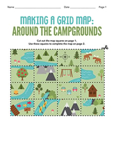 Making a Grid Map: Around the Campgrounds