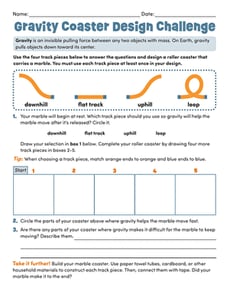 Gravity Coaster Design Challenge