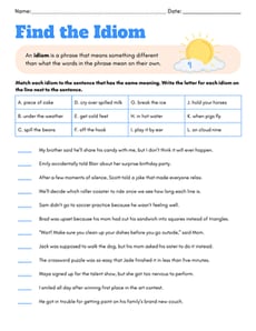 Find the Idiom