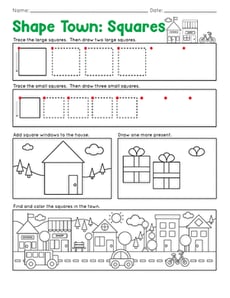 Shape Town: Squares