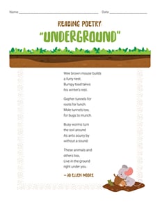 Reading Poetry: "Underground"