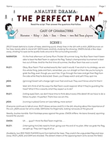 Analyze Drama: The Perfect Plan