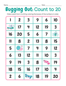 Bugging Out: Count to 20
