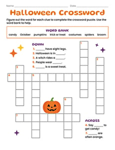 Halloween Crossword