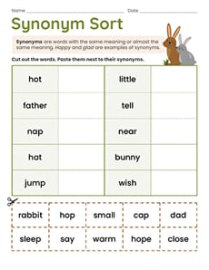 Synonym Sort