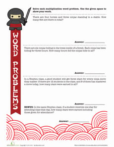 Ninja Word Problems #2