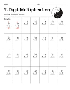 2-Digit Multiplication