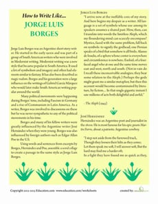 Write like Jorge Luis Borges