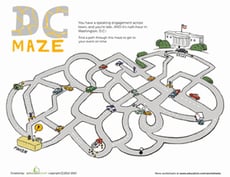 Washington, D.C. Traffic Maze