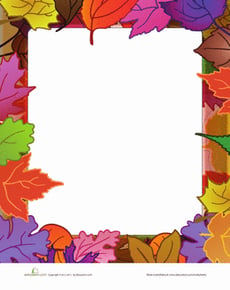Fall Leaves Paper