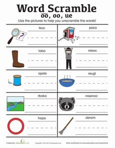Vowel Sounds Scramble