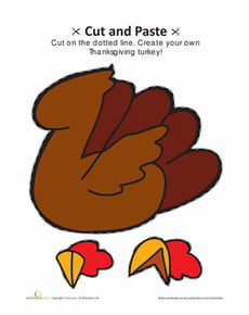 Cut-and-Paste Turkey