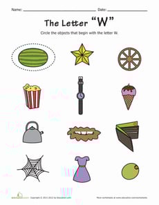 Things That Start With W