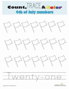 Count, Trace, Color: Twenty-one