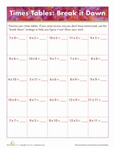 Hard Times Tables