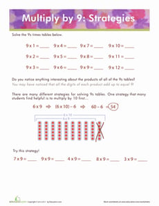 9 Times Table Trick