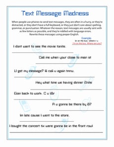 Text Message Language