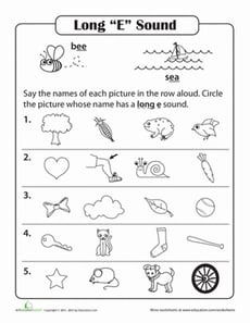 Learning Long Vowels: Long E