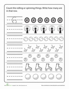 Roll 'n Spin Counting