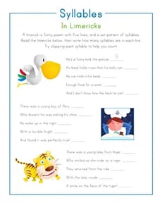 Count the Limerick Syllables