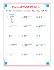 Decimal Division