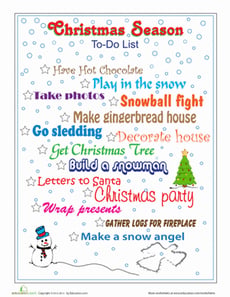 Christmas To-Do List