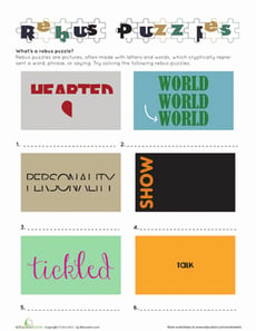 Printable Rebus Puzzles