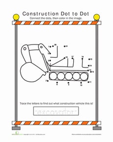 Excavator Dot-to-Dot