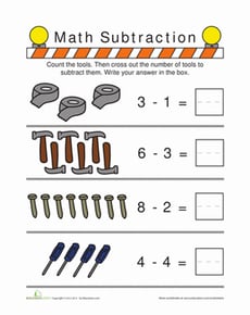 Construction Zone Subtraction 7