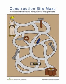 Construction Site Maze