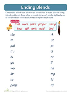 Ending Consonant Blends