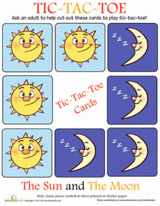 Tic-Tac-Toe: Sun and Moon