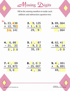 Missing Digits