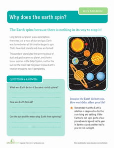 Why Does the Earth Spin?