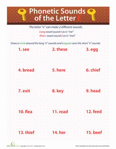 Phonetic E
