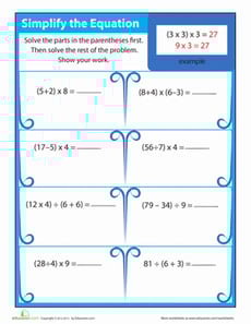 Order of Operations: First Things First