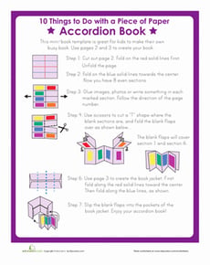 Mini Book Template
